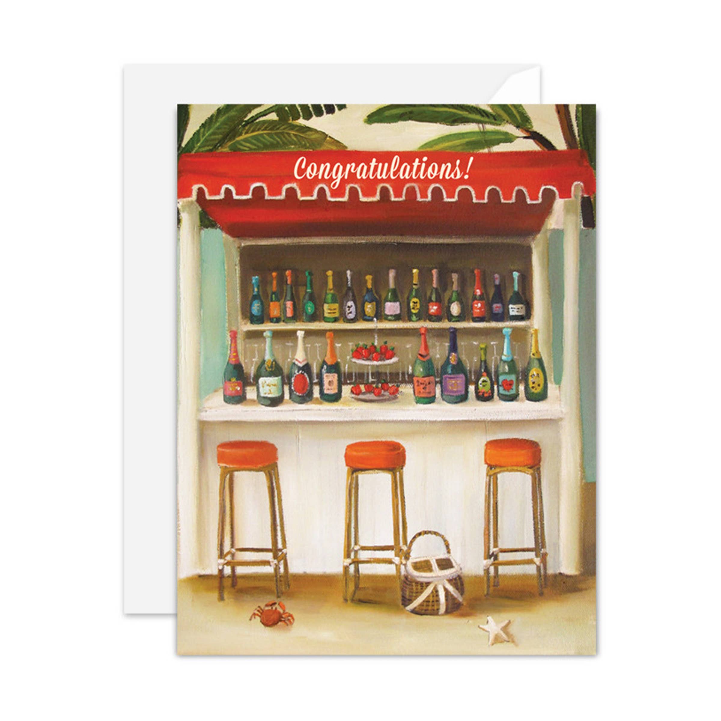 Congratulations - Champagne Shack Card