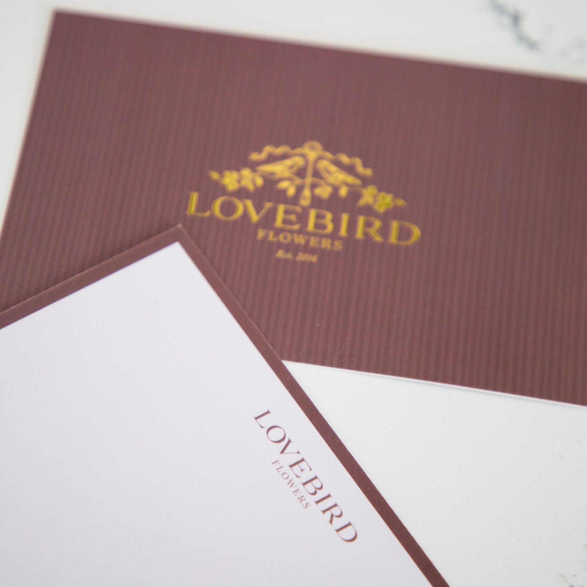 Lovebird Flowers Valentine's Limited Edition Cards