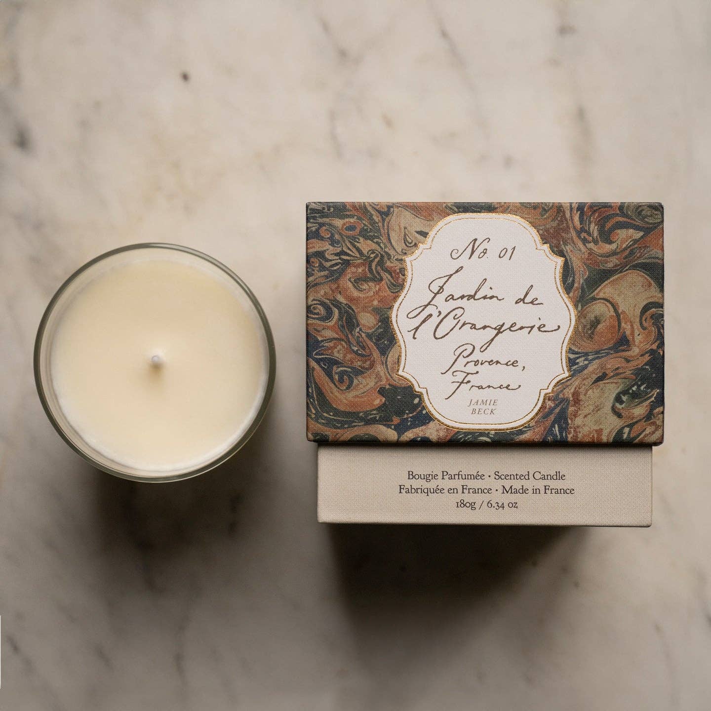 French Citrus Scented Candle • Jardin de l'Orangerie