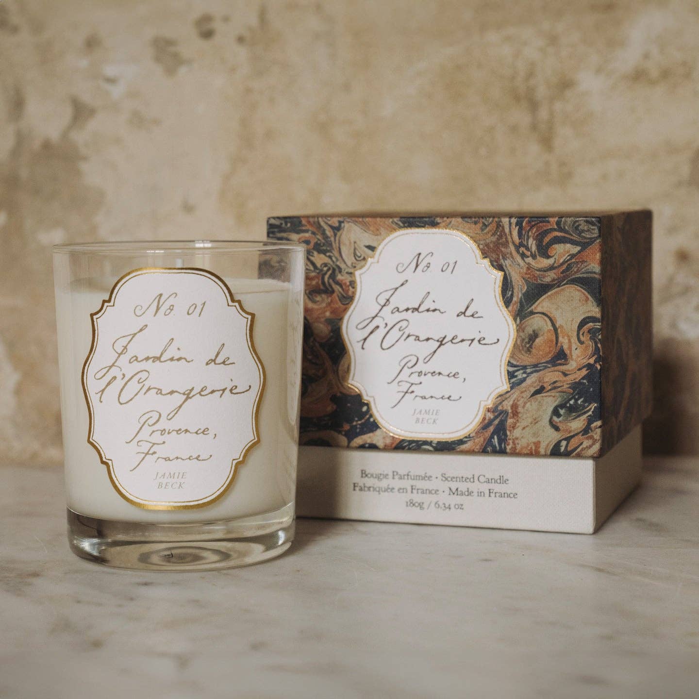 French Citrus Scented Candle • Jardin de l'Orangerie