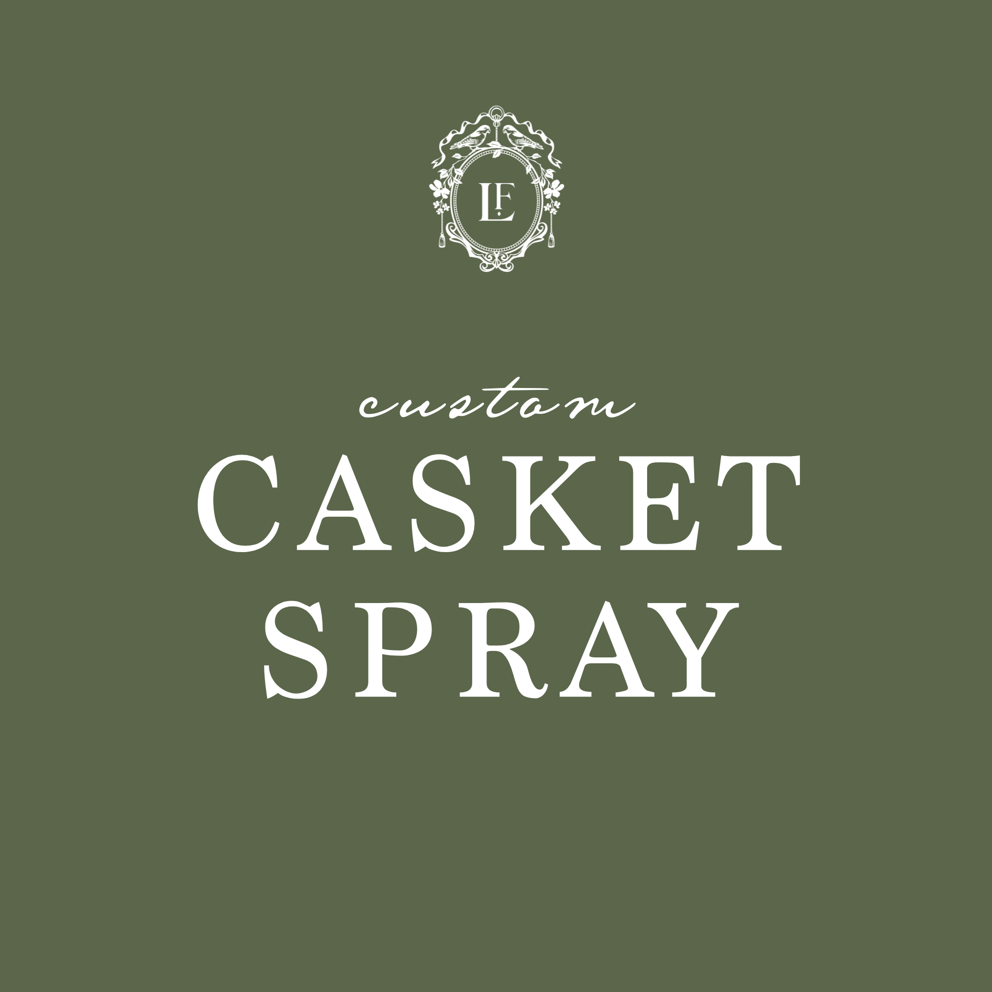 CASKET FLORAL SPRAY