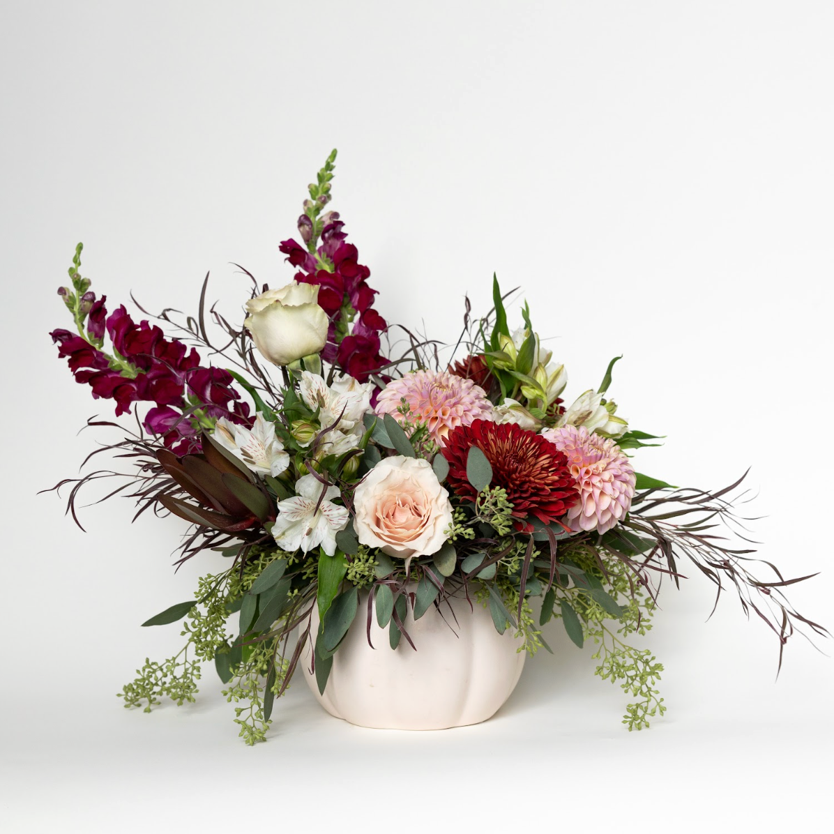 October Bloom Pumpkin Arrangement